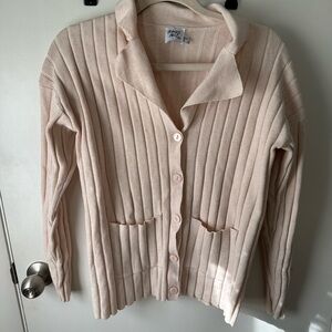 Princess Polly Blush Ribbed Cardigan0014
